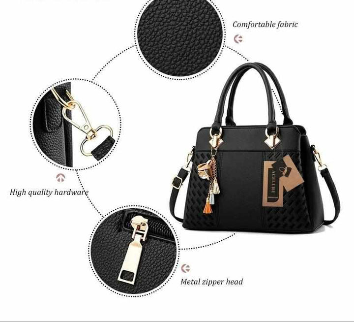 Ladies Luxury Faux Leather Shoulder Bag BENNYS 