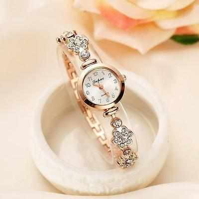 Crystal discount bracelet watch