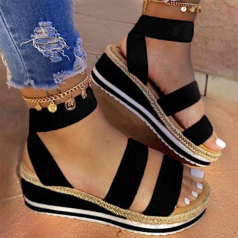 Ladies Strap Sandals Casual Summer Slip-Ons BENNYS 