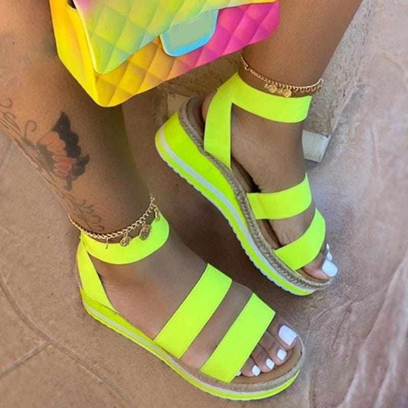 Ladies Strap Sandals Casual Summer Slip-Ons BENNYS 