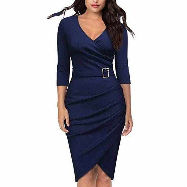 Ladies V Neck Casual/Formal Body-con Dress BENNYS 