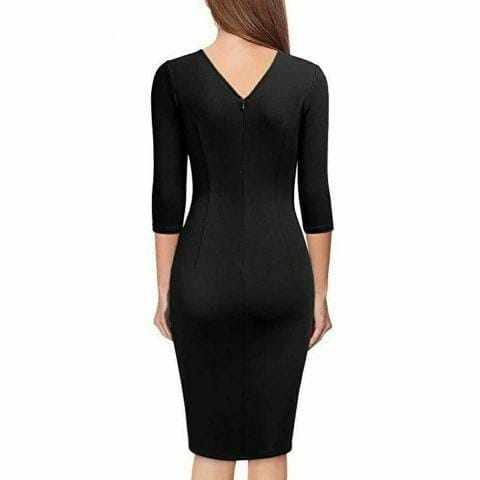 Ladies V Neck Casual/Formal Body-con Dress BENNYS 