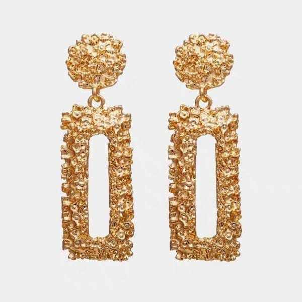 Ladies Vintage Gold, Silver, And Multicolored Earrings BENNYS 