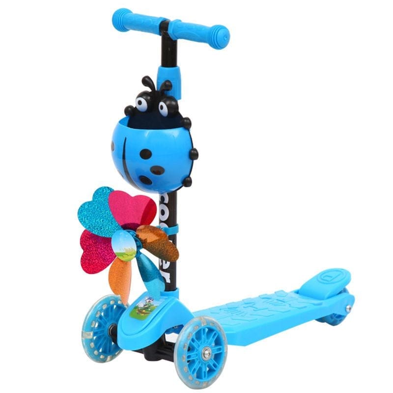 Ladybug Adjustable 3 Wheel Scooter for Toddlers Age 3-8 BENNYS 