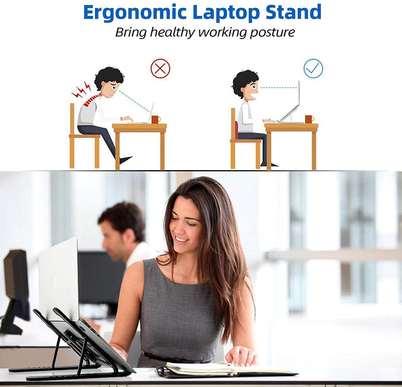 Laptop Holder Foldable Laptop Stand Portable Adjustable Height Laptop Table BENNYS 