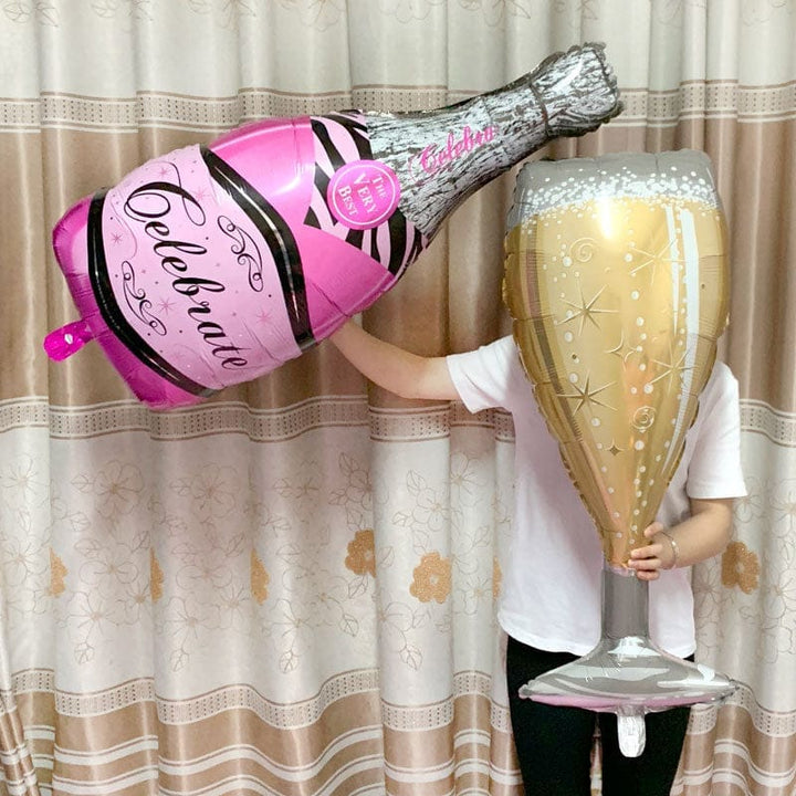 Large Helium Foil Balloon Whisky Beer Balloon Wedding Birthday Party Decorations BENNYS 