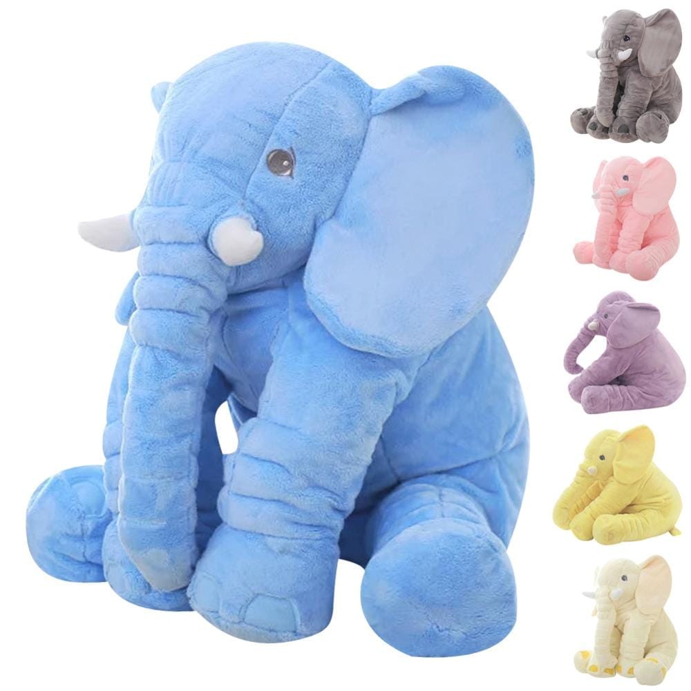 Large Plush Elephant Toy Kids Sleeping Back Cushion Cute Stuffed