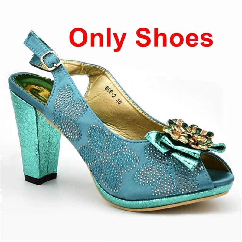 Latest Italian Shoes With Matching Bags African Wedding Shoes BENNYS 