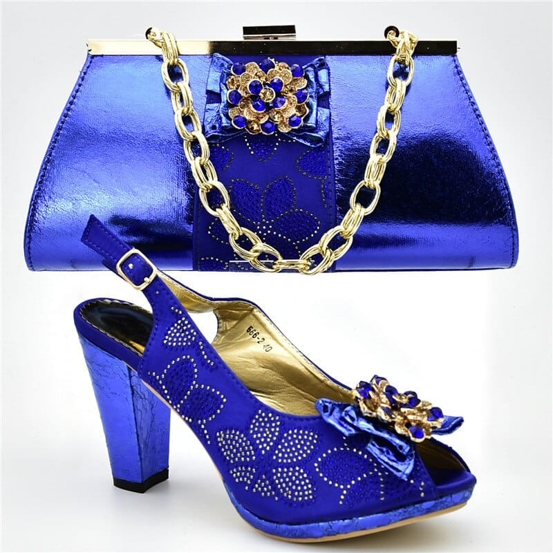 Latest Italian Shoes With Matching Bags African Wedding Shoes BENNYS 