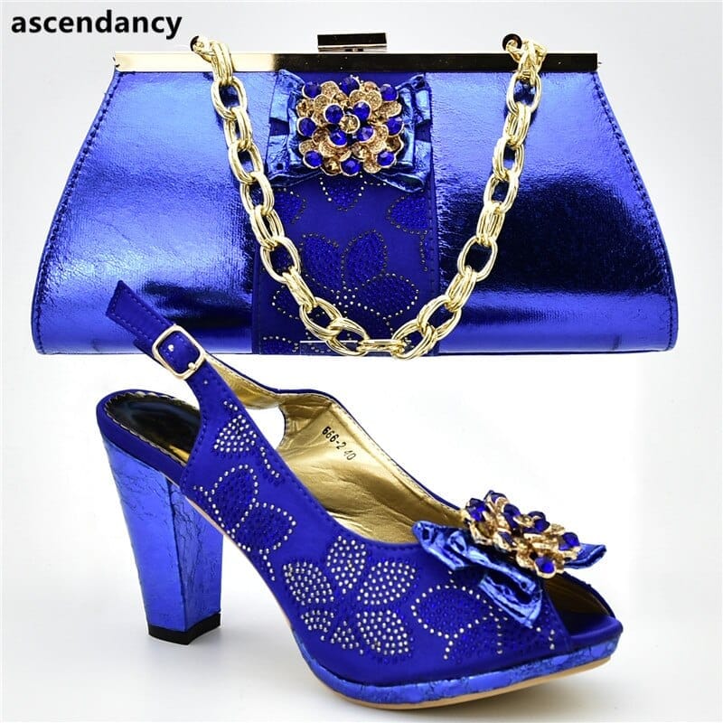 Latest Italian Shoes With Matching Bags African Wedding Shoes BENNYS 