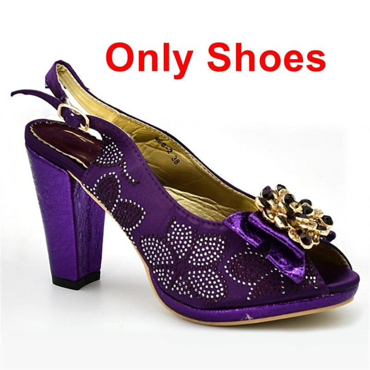 Latest Italian Shoes With Matching Bags African Wedding Shoes BENNYS 