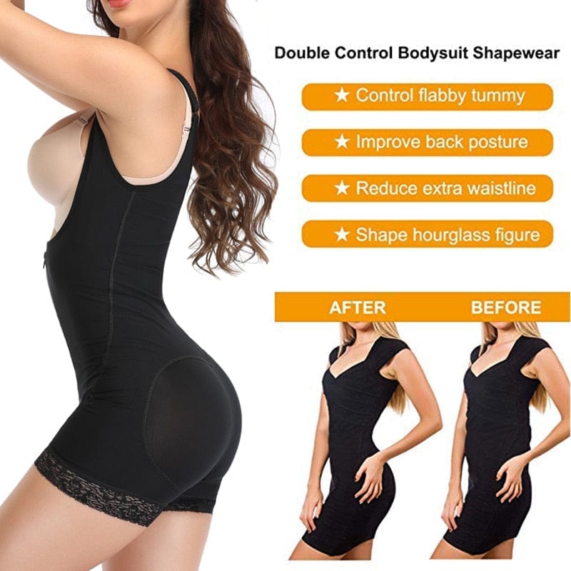 Body Shaper Latex Shapewear Women Butt Lifter Tummy Control Shaper