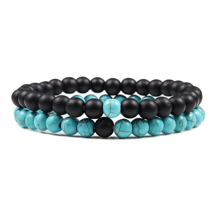 Lava Stone Tiger Eye Beaded Yoga Bracelets for Men And Women BENNYS 