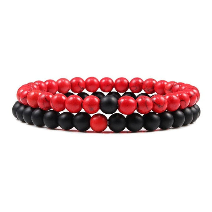 Lava Stone Tiger Eye Beaded Yoga Bracelets for Men And Women BENNYS 