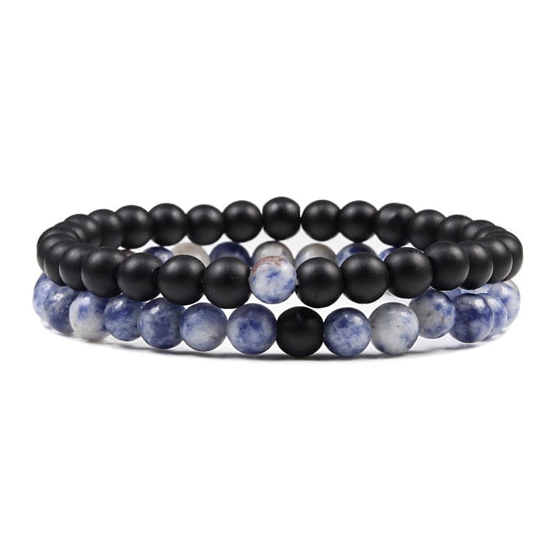 Lava Stone Tiger Eye Beaded Yoga Bracelets for Men And Women BENNYS 