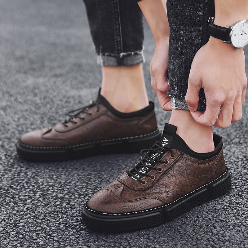 Lazy flat shoes casual shoes leather shoes BENNYS 
