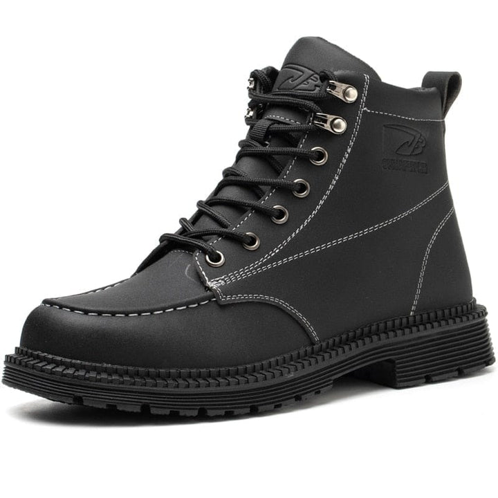 Leather Safety Boots Shoes Male Work Boots BENNYS 