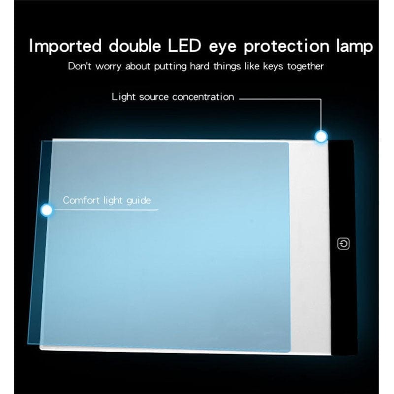 Led Drawing Copy Pad Board A5 Size Painting Educational Toys for Children BENNYS 