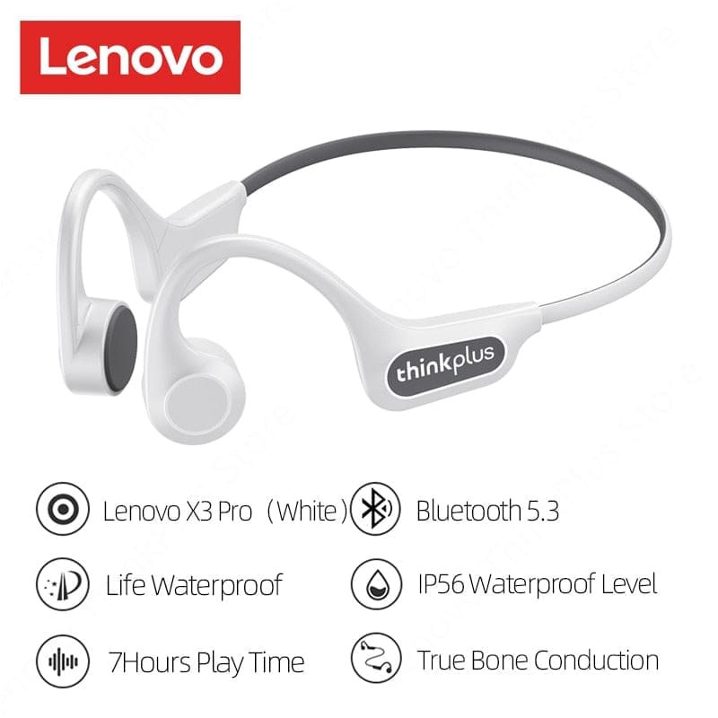 Lenovo Bone Conduction Earphones X3 X4 X5 X3 Pro Bluetooth Waterproof Earbud BENNYS 