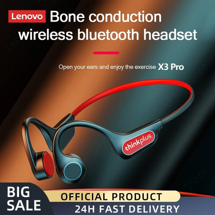 Lenovo Bone Conduction Earphones X3 X4 X5 X3 Pro Bluetooth Waterproof Earbud BENNYS 