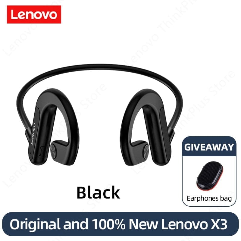 Lenovo Bone Conduction Earphones X3 X4 X5 X3 Pro Bluetooth Waterproof Earbud BENNYS 