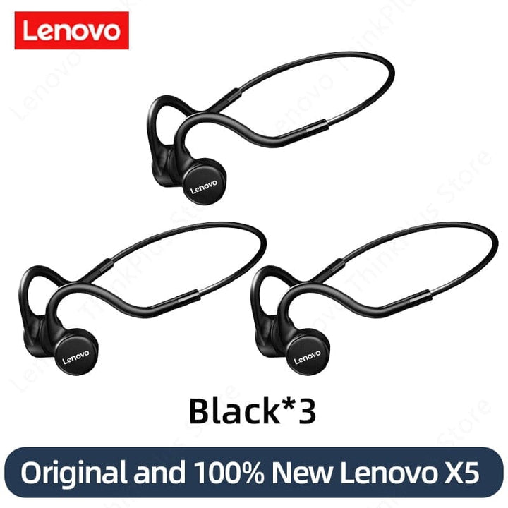 Lenovo Bone Conduction Earphones X3 X4 X5 X3 Pro Bluetooth Waterproof Earbud BENNYS 