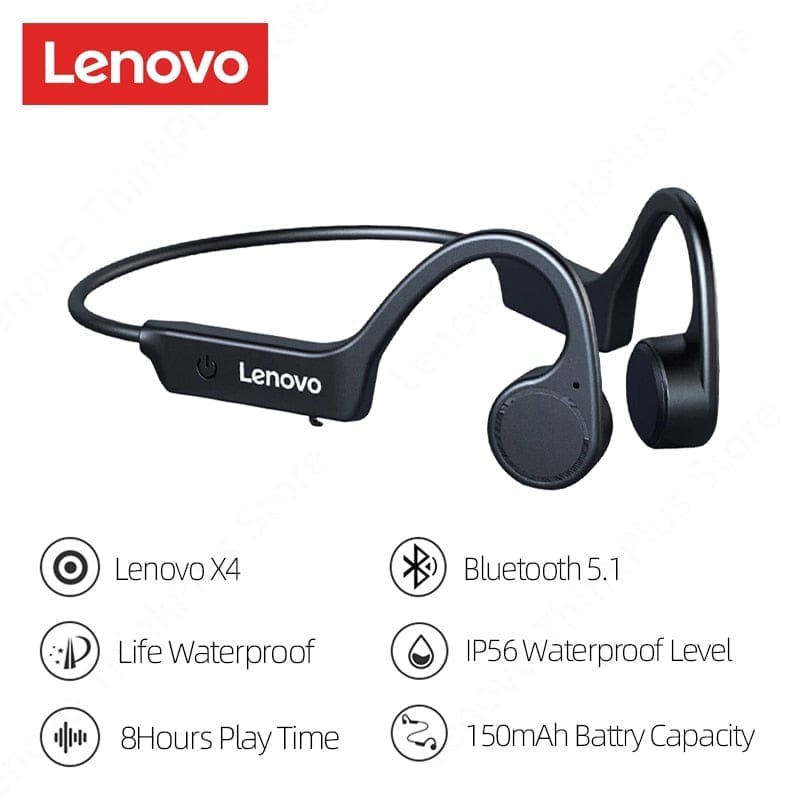 Lenovo Bone Conduction Earphones X3 X4 X5 X3 Pro Bluetooth Waterproof Earbud BENNYS 