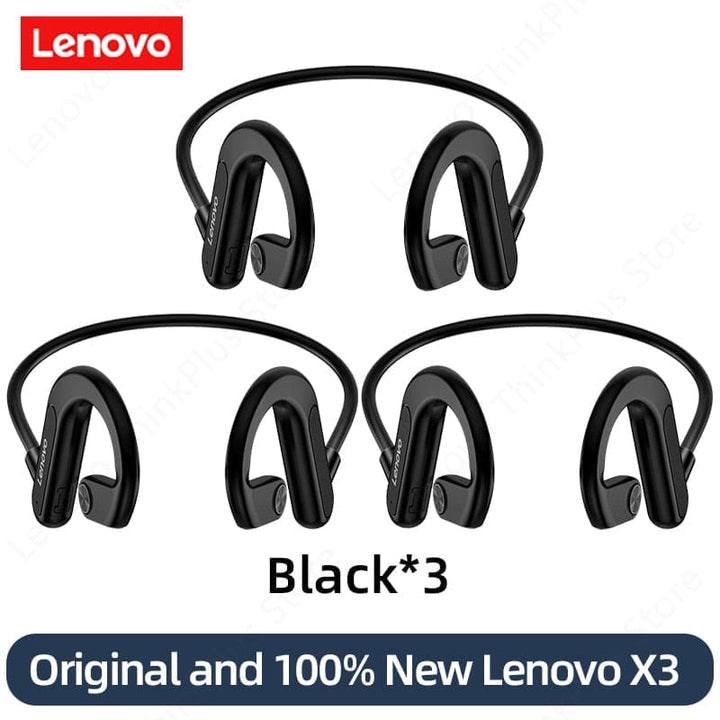 Lenovo Bone Conduction Earphones X3 X4 X5 X3 Pro Bluetooth Waterproof Earbud BENNYS 