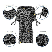 Leopard Print Dress 2022 Summer Bohemian Women Sexy Party Sundress BENNYS 