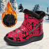 Letter Print Boots Winter Warm Plush Snow Boot Women Shoes BENNYS 