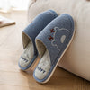 Linen Slippers House Shoes Couple Slippers Bedroom BENNYS 