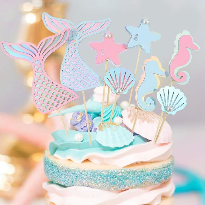 Little Mermaid Birthday Party Cake Decor BENNYS 