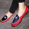 Loafers For Men Fashion Silk Velvet Leather Summer Shoes BENNYS 