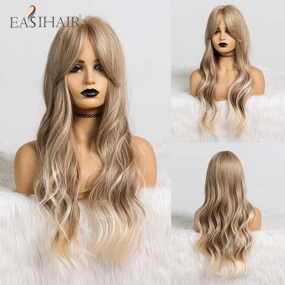 Long blonde store hair wig