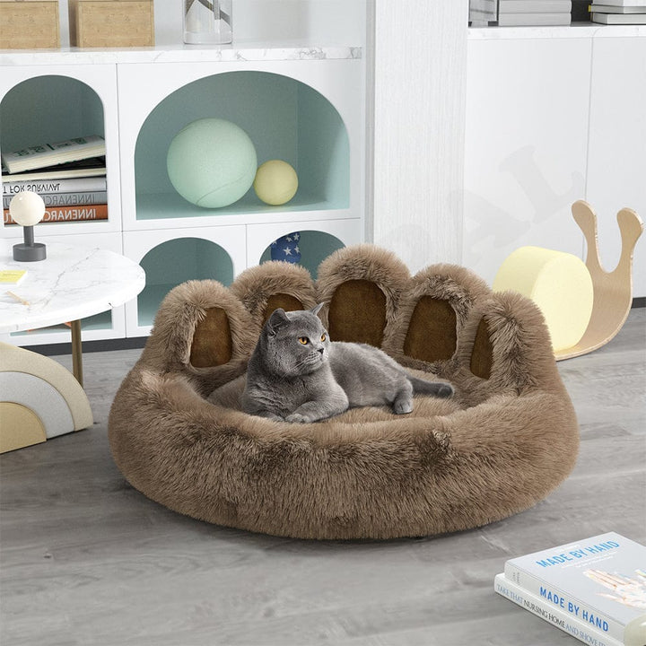 Long Plush Cat Bed Warm Winter Pet Items Cozy Kitten Cushion Beds BENNYS 