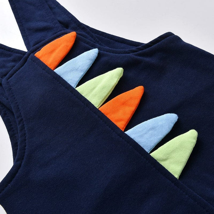 Long-Sleeved Dinosaur Boy Bib Two-Piece Baby Clothes BENNYS 