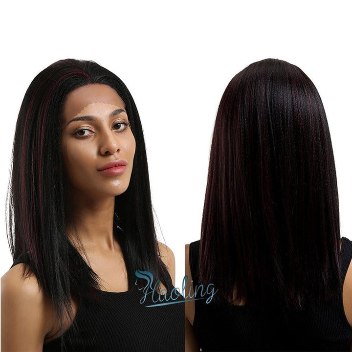 Long Straight Synthetic Lace Part Blonde Wig BENNYS 