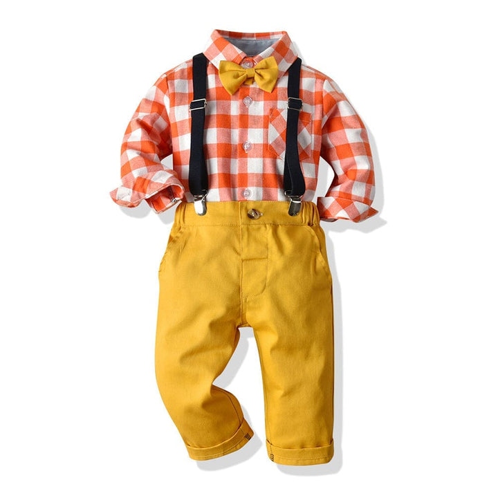 Long sleeve shirt bib boy two piece set BENNYS 