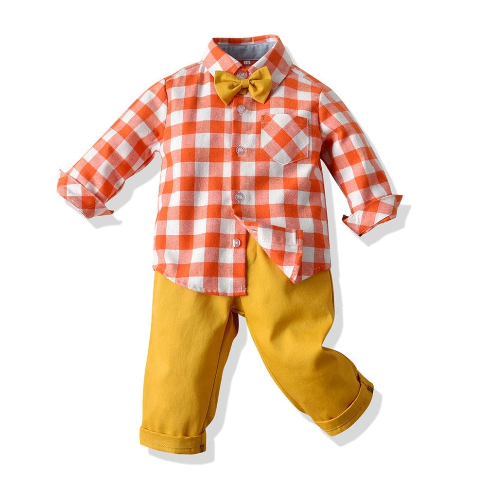 Long sleeve shirt bib boy two piece set BENNYS 