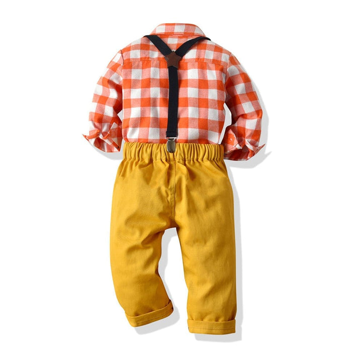 Long sleeve shirt bib boy two piece set BENNYS 