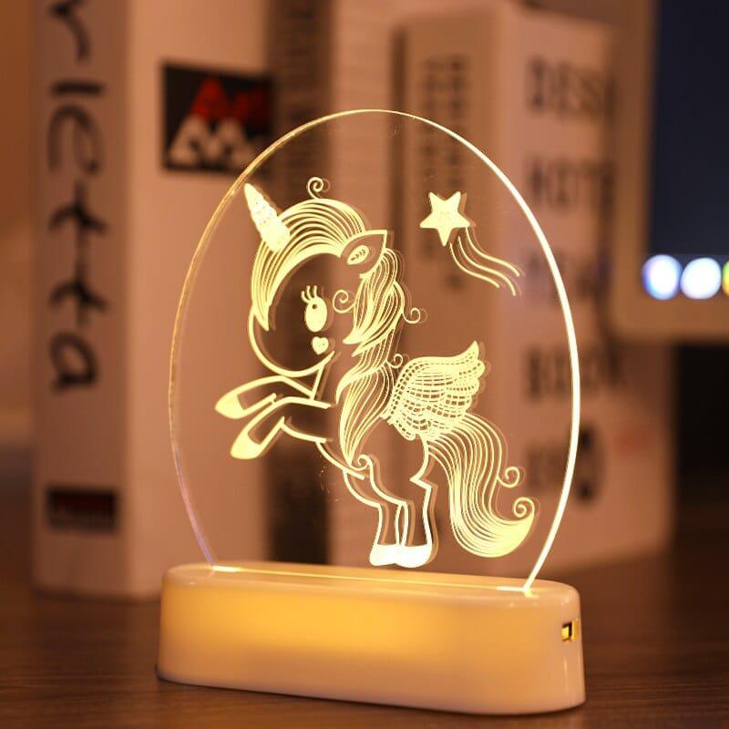 Love 3D Lamp Acrylic LED Night Light Valentines Day Decor BENNYS 