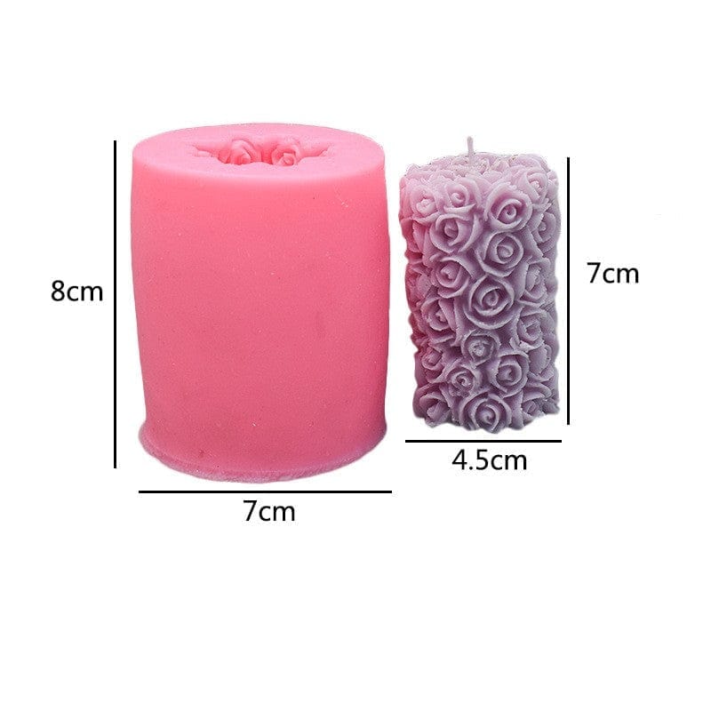 Love Rose Aromatherapy Silicone Candle Mold BENNYS 