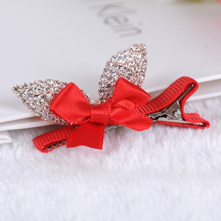 Lovely Girls  Rhinestone Crystal Princess Queen Hair Clip BENNYS 