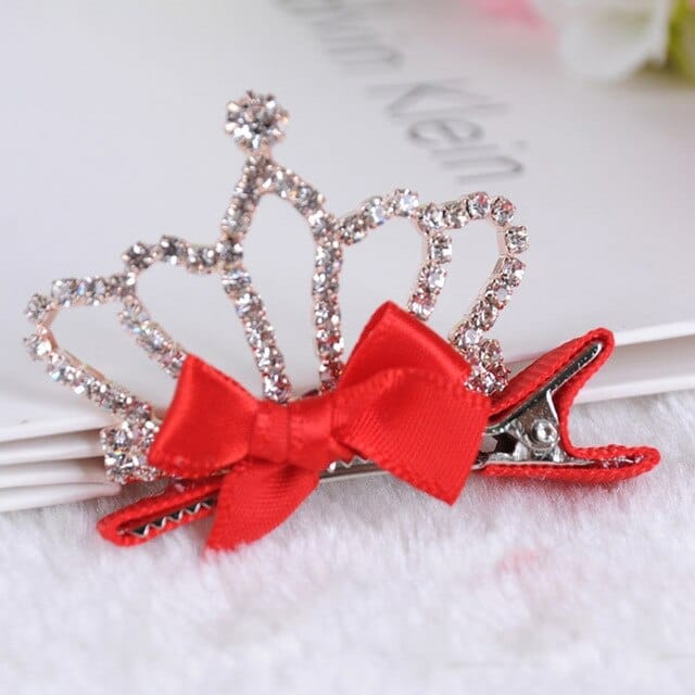 Lovely Girls  Rhinestone Crystal Princess Queen Hair Clip BENNYS 