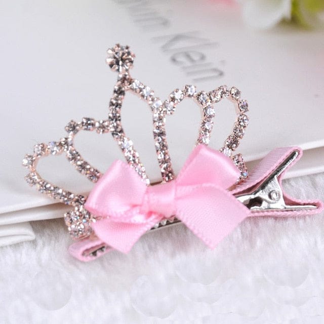 Lovely Girls  Rhinestone Crystal Princess Queen Hair Clip BENNYS 