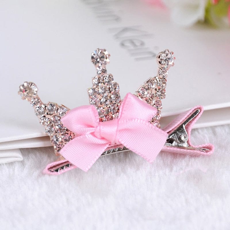 Lovely Girls  Rhinestone Crystal Princess Queen Hair Clip BENNYS 