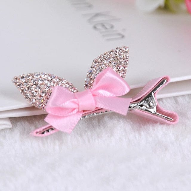 Lovely Girls  Rhinestone Crystal Princess Queen Hair Clip BENNYS 