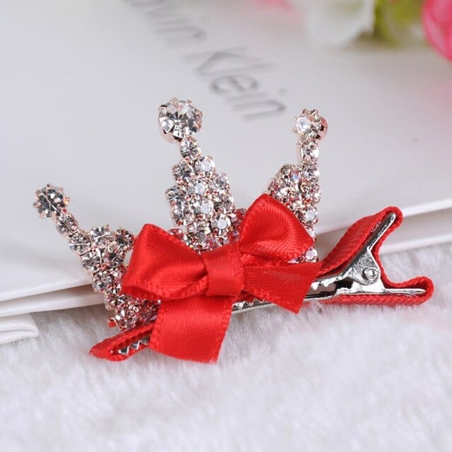 Lovely Girls  Rhinestone Crystal Princess Queen Hair Clip BENNYS 