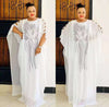 Luxurious Crystals African Dress for Women BENNYS 