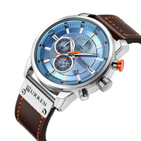 Luxury Brand Men's Analog Digital Leather Sports Watches BENNYS 